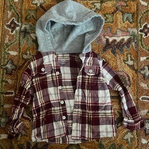 Wonder Nation toddler hoodie flannel